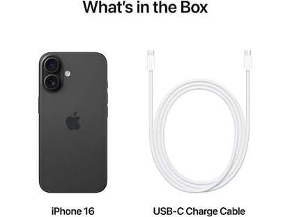 APPLE iPhone 16 5G - 128 GB Zwart