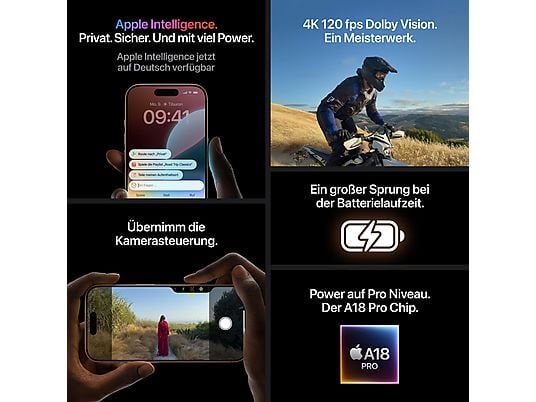 APPLE iPhone 16 Pro - 128 GB Desert Titanium